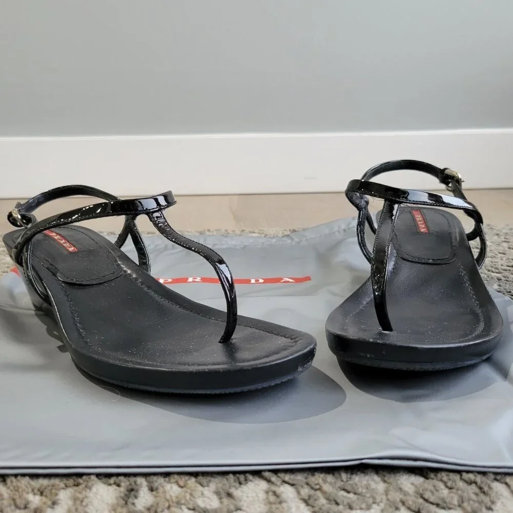 PRADA Calzature Donna Black Sandals
